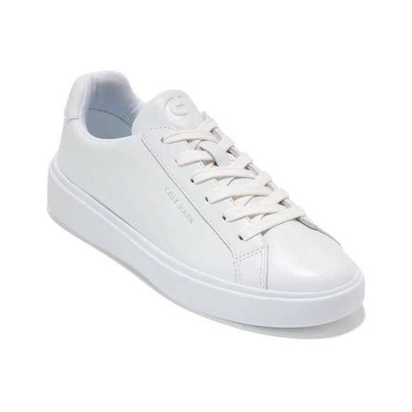 NEW Cole Haan Women’s Leather GC Daily White Lace Sneaker Tennis Shoes, Size 7 - Picture 14 of 16
